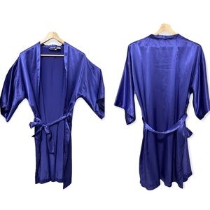 Victoria’s Secret Robe Gold Label Vintage Purple Wrap Kimono One Size
